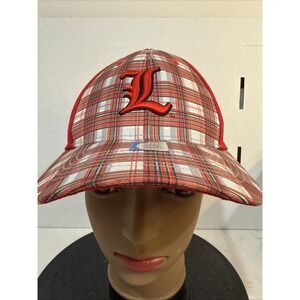 LOUISVILLE CARDINAL Plaid ball hat captivating headgear nwt